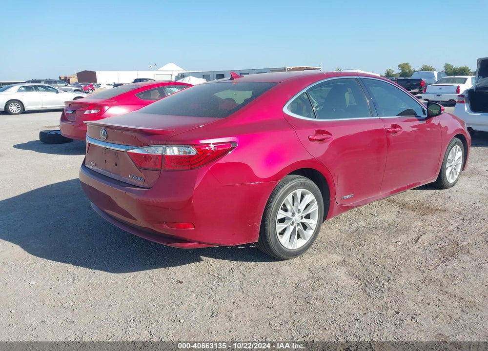 2013 LEXUS ES 300H VIN: JTHBW1GG9D2005268