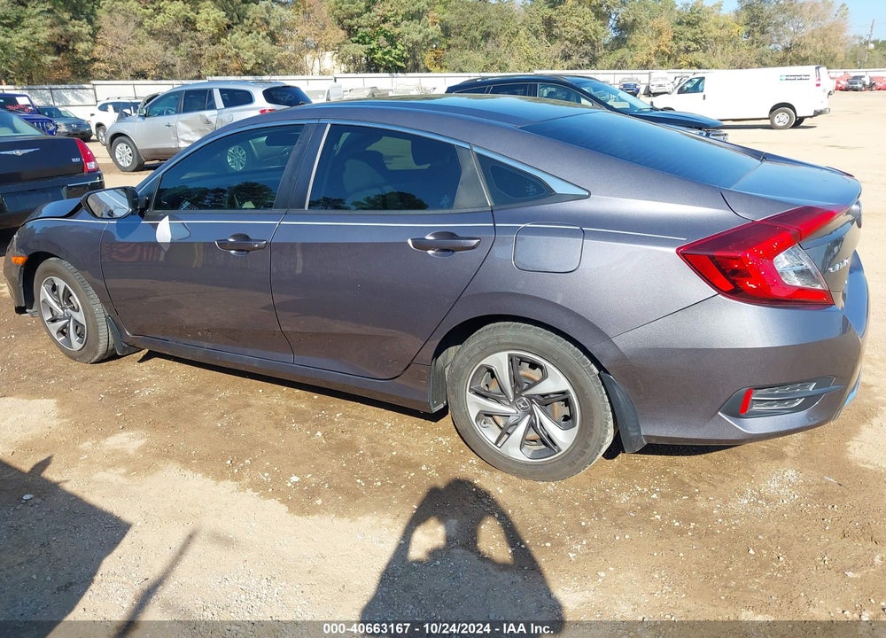2019 HONDA CIVIC LX VIN: 19XFC2F63KE045940