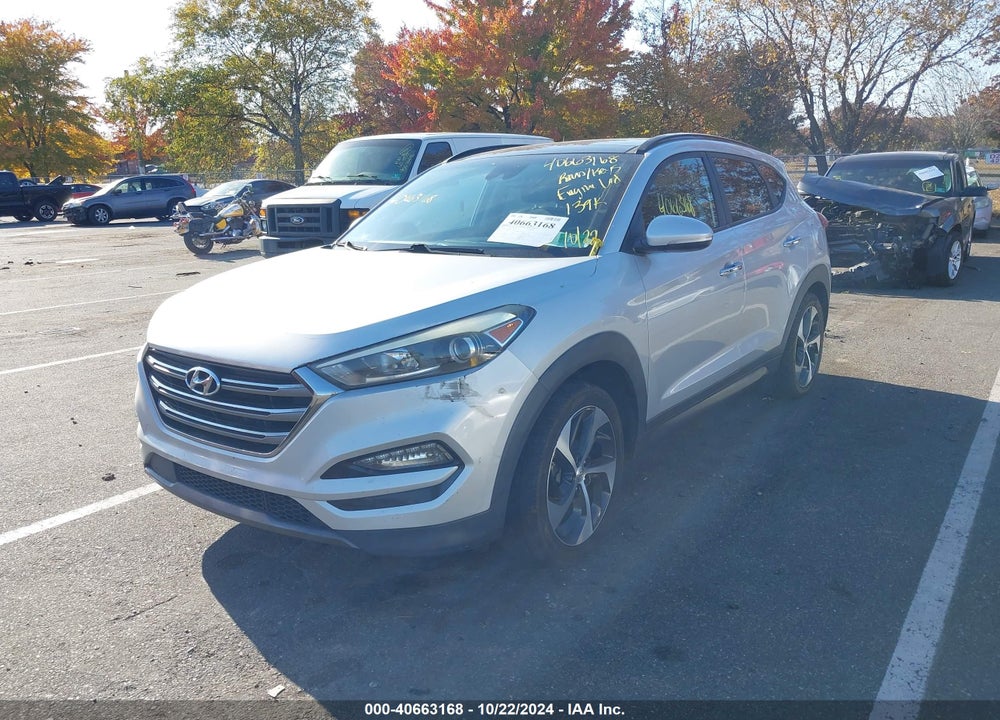 2016 HYUNDAI TUCSON LIMITED VIN: KM8J3CA28GU128370