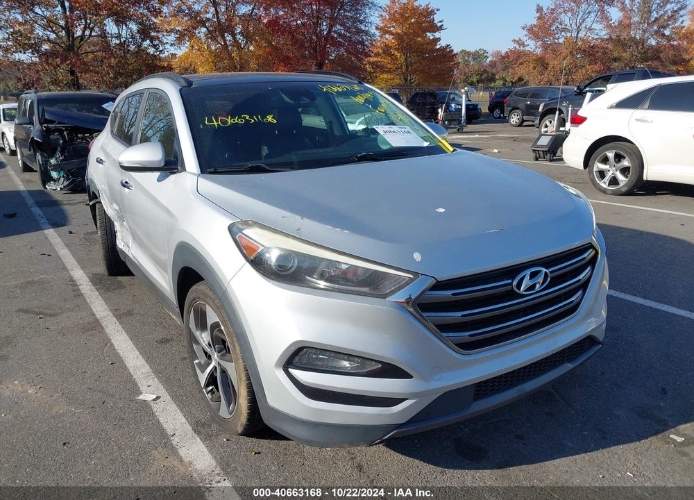 2016 HYUNDAI TUCSON LIMITED VIN: KM8J3CA28GU128370