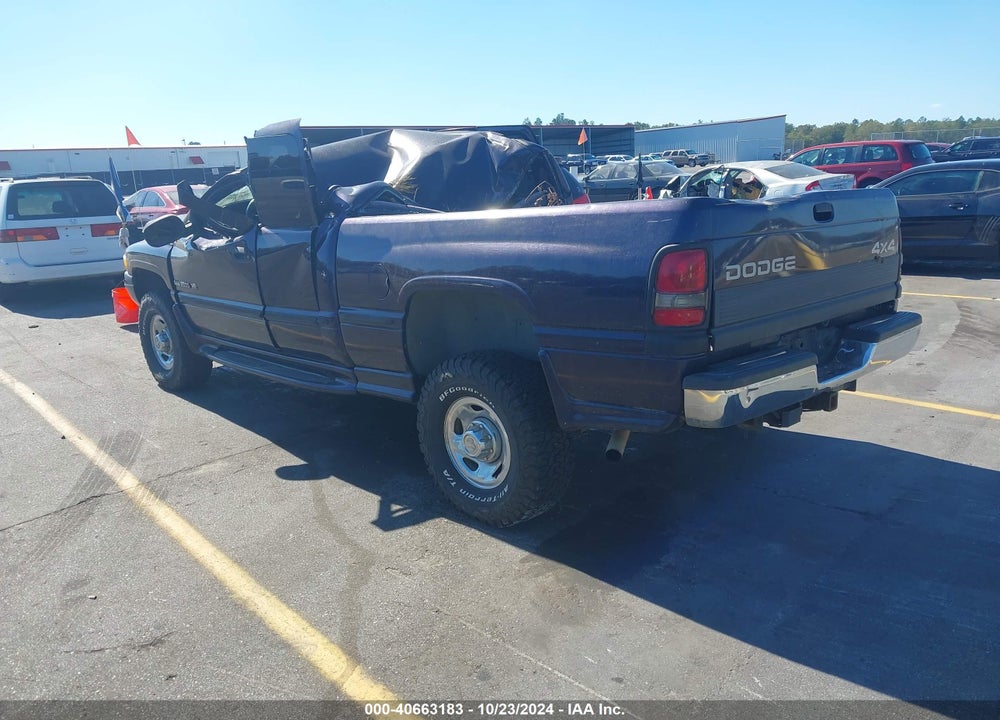 1999 DODGE RAM 2500 ST VIN: 3B7KF23Z5XG234024