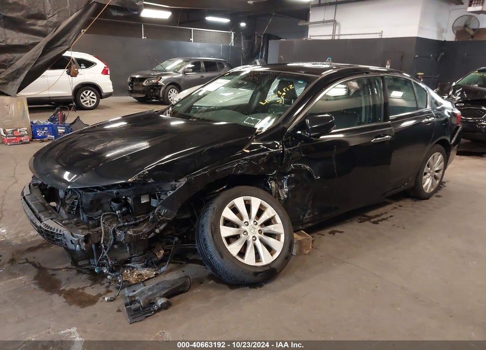 2014 HONDA ACCORD EX-L V-6 VIN: 1HGCR3F82EA036485