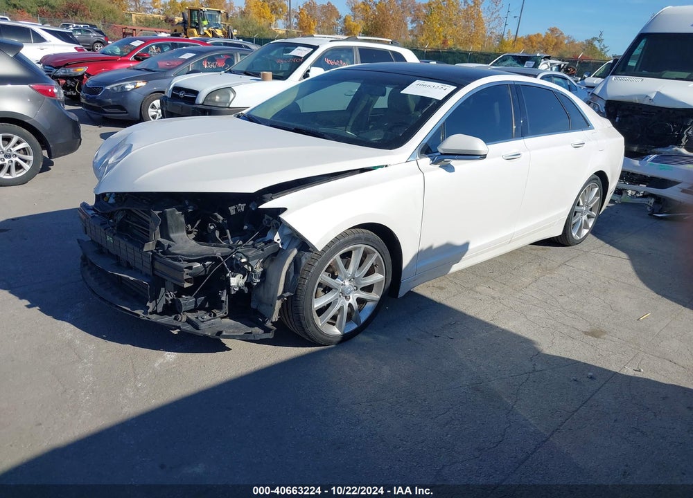 2016 LINCOLN MKZ VIN: 3LN6L2JK2GR610517