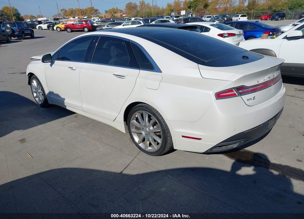 2016 LINCOLN MKZ VIN: 3LN6L2JK2GR610517