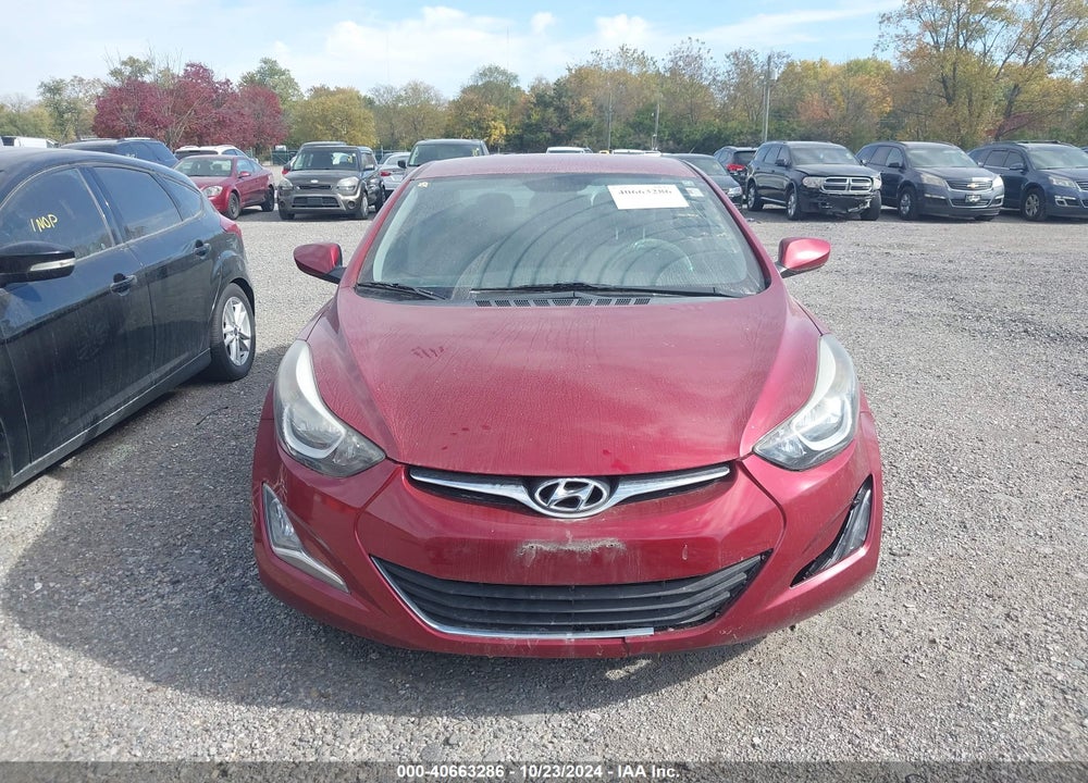 2016 HYUNDAI ELANTRA SE VIN: 5NPDH4AE0GH655459