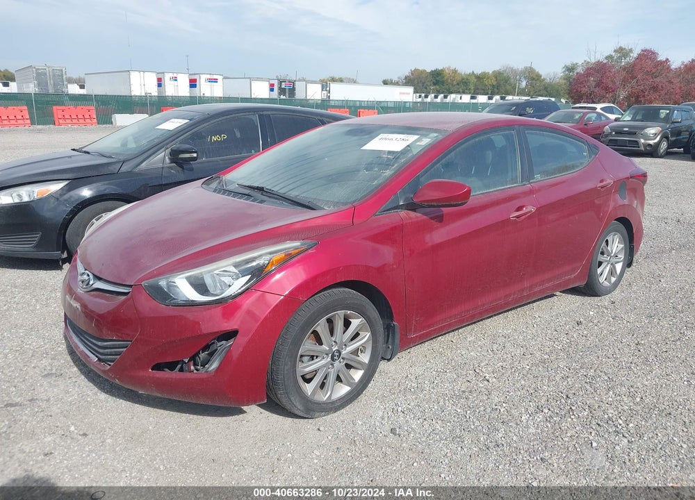 2016 HYUNDAI ELANTRA SE VIN: 5NPDH4AE0GH655459
