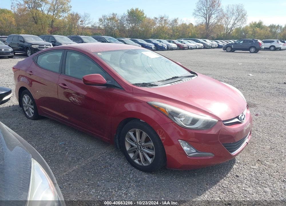 2016 HYUNDAI ELANTRA SE VIN: 5NPDH4AE0GH655459