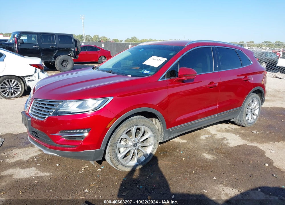 2018 LINCOLN MKC SELECT VIN: 5LMCJ2C91JUL19538