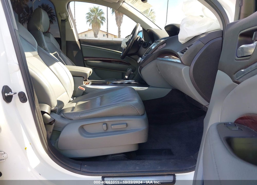 2015 ACURA MDX TECHNOLOGY PKG W/ENTERTAINMENT PKG VIN: 5FRYD4H66FB032919