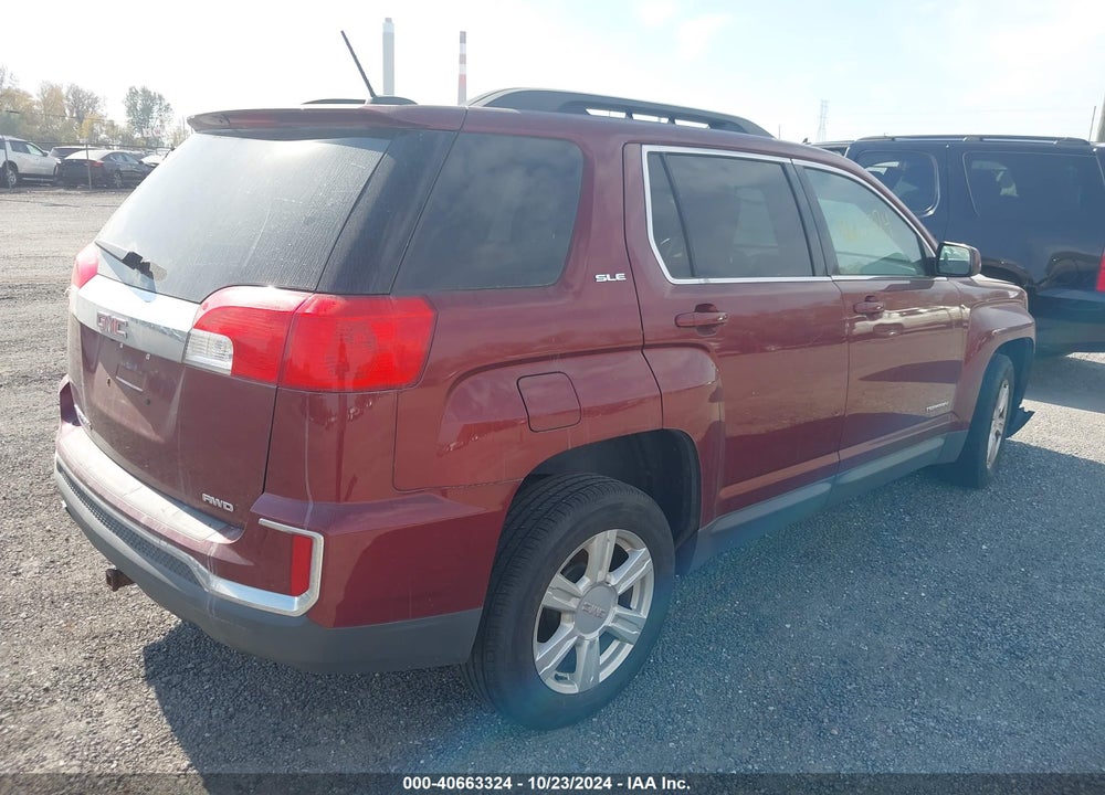 2016 GMC TERRAIN SLE-2 VIN: 2GKFLTEK3G6203404