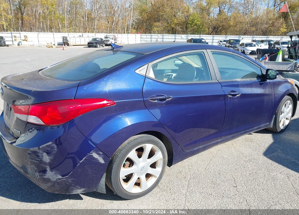 2013 HYUNDAI ELANTRA LIMITED VIN: 5NPDH4AE1DH377280