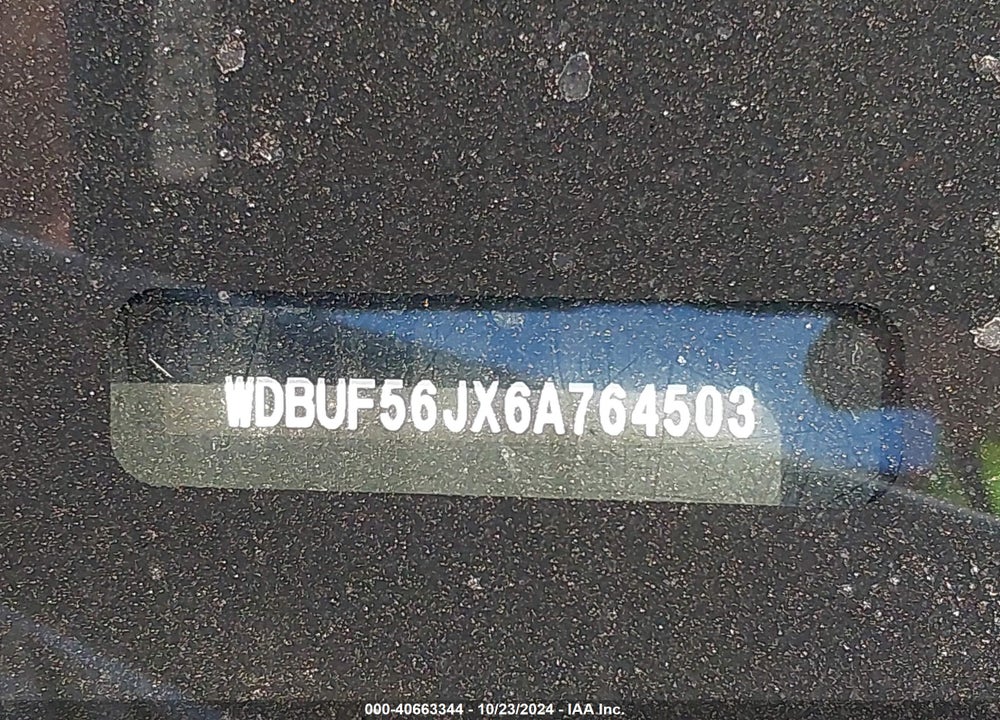 2006 MERCEDES-BENZ E 350 VIN: WDBUF56JX6A764503