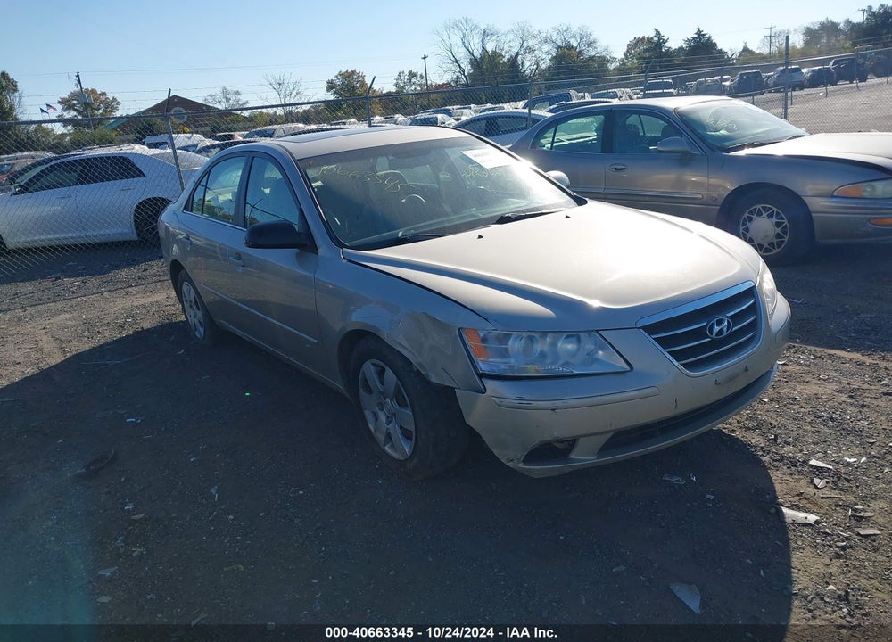 2009 HYUNDAI SONATA GLS V6 VIN: 5NPET46F99H462993
