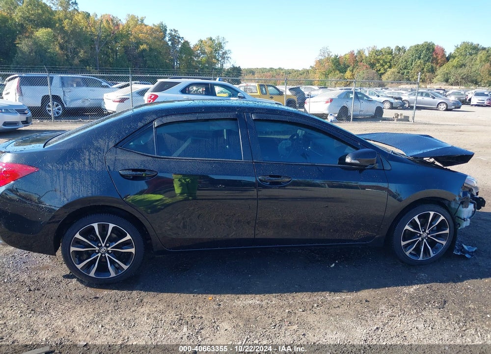 2018 TOYOTA COROLLA SE VIN: 2T1BURHE7JC019623
