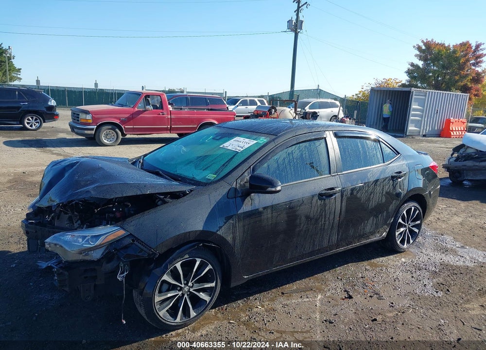 2018 TOYOTA COROLLA SE VIN: 2T1BURHE7JC019623