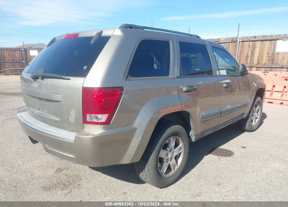 2006 JEEP GRAND CHEROKEE LAREDO VIN: 1J4GR48K96C234737