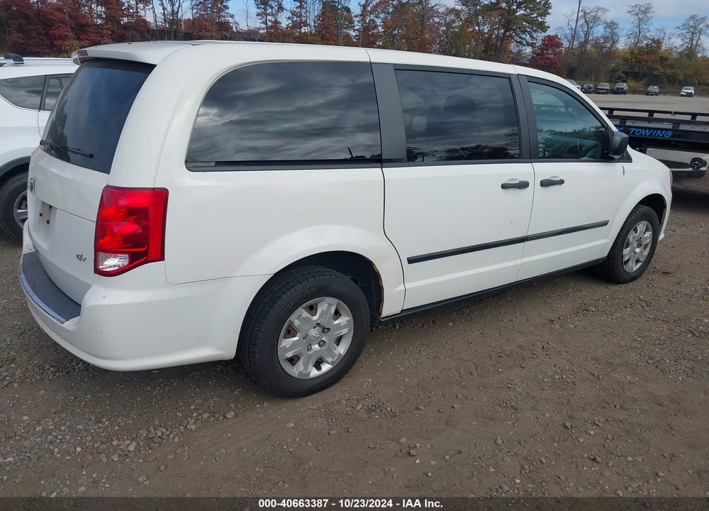 2012 RAM CARGO C/V VIN: 2C4RDGAG8CR148441