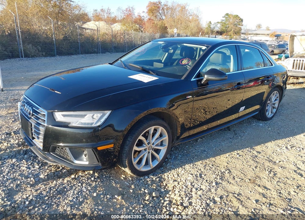 2019 AUDI A4 45 PREMIUM VIN: WAUENAF41KA118687