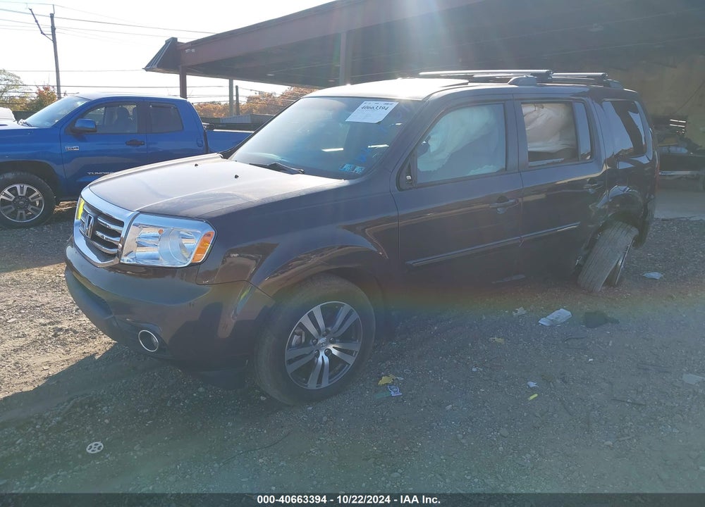 2013 HONDA PILOT EX-L VIN: 5FNYF4H51DB010245