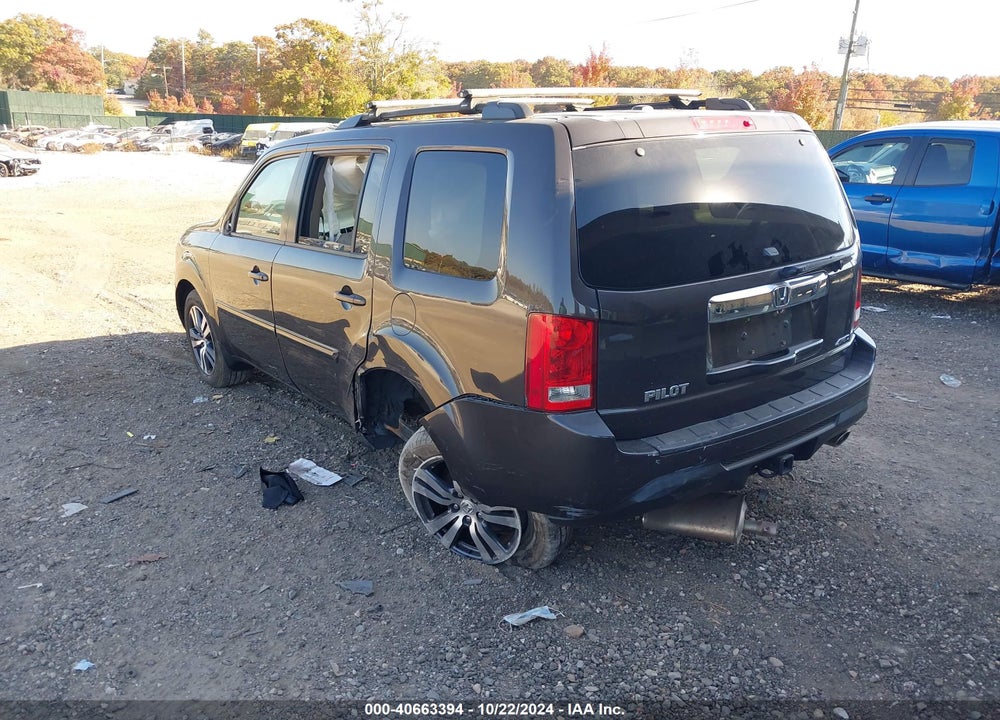 2013 HONDA PILOT EX-L VIN: 5FNYF4H51DB010245