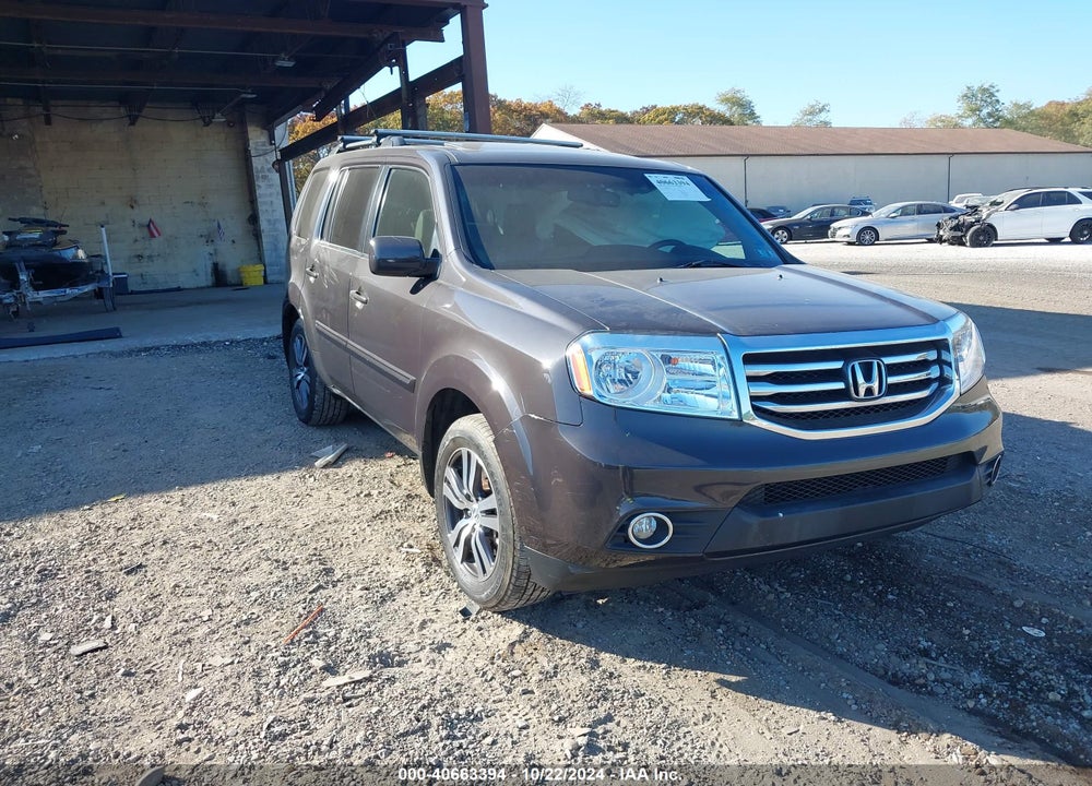 2013 HONDA PILOT EX-L VIN: 5FNYF4H51DB010245