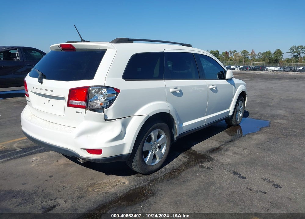 2012 DODGE JOURNEY SXT VIN: 3C4PDCBG0CT367616