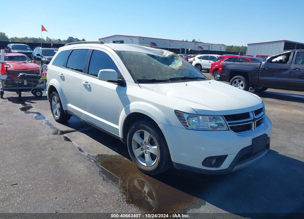 2012 DODGE JOURNEY SXT VIN: 3C4PDCBG0CT367616