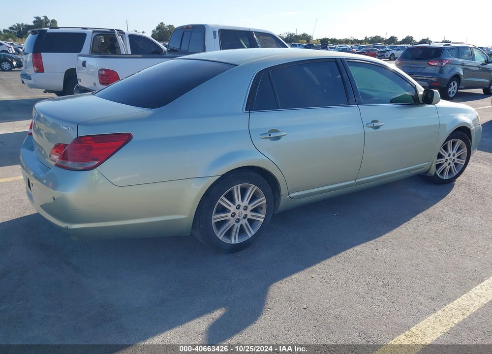 2007 TOYOTA AVALON LIMITED VIN: 4T1BK36B87U180467