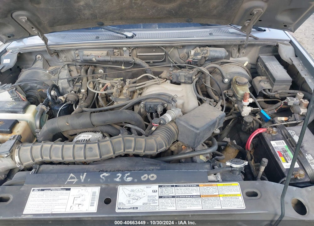 2000 RANGER FORD  XL/XLT VIN: 1FTYR14V8YTA95048