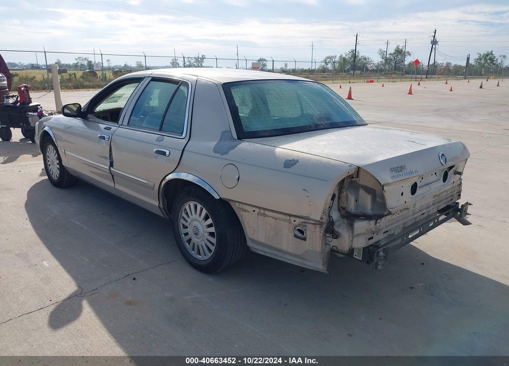 2008 MERCURY GRAND MARQUIS LS VIN: 2MEFM75V58X631463