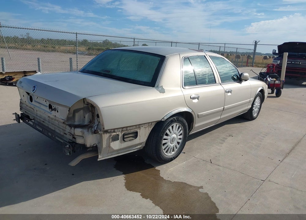 2008 MERCURY GRAND MARQUIS LS VIN: 2MEFM75V58X631463