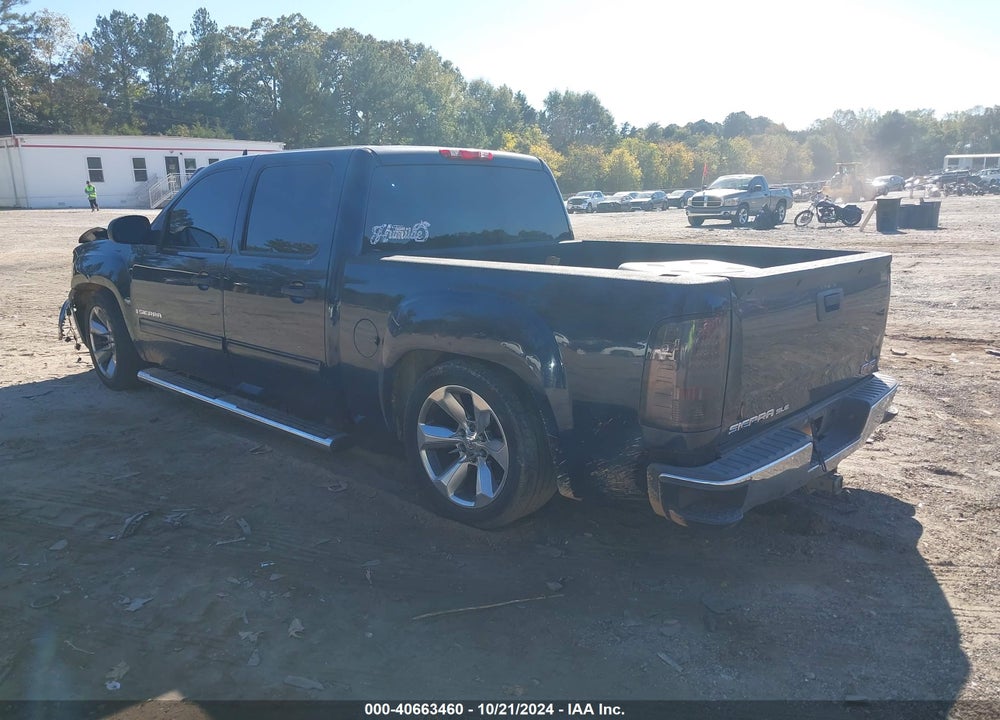 2007 GMC SIERRA 1500 SLE1 VIN: 3GTEC13J97G535082