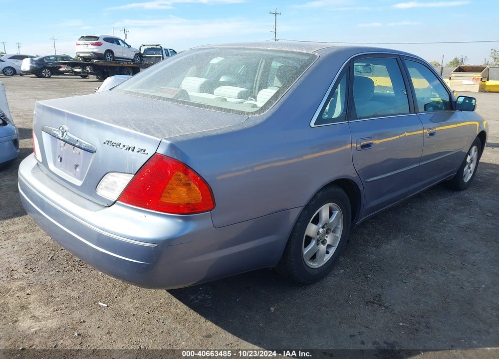 2000 TOYOTA AVALON XL VIN: 4T1BF28BXYU004338