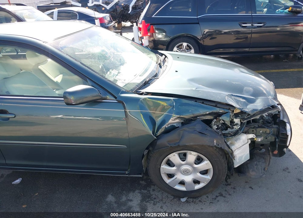2004 TOYOTA CAMRY LE VIN: 4T1BE30KX4U346998