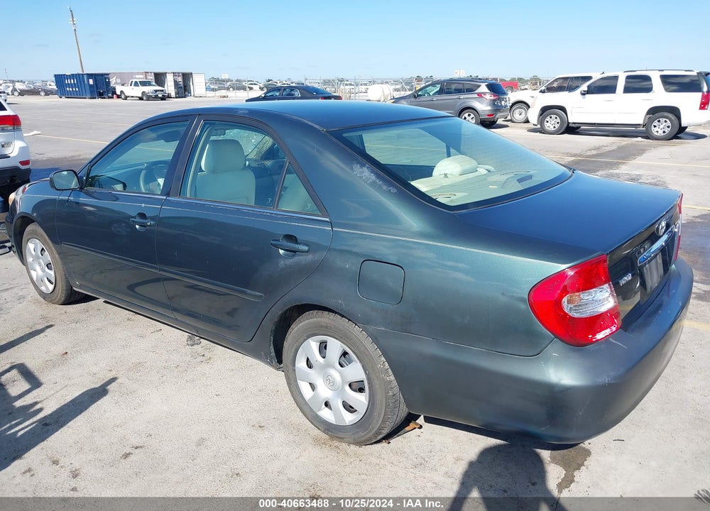 2004 TOYOTA CAMRY LE VIN: 4T1BE30KX4U346998