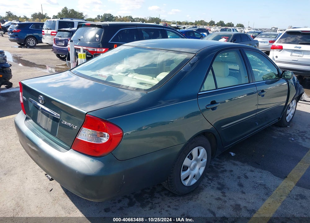 2004 TOYOTA CAMRY LE VIN: 4T1BE30KX4U346998
