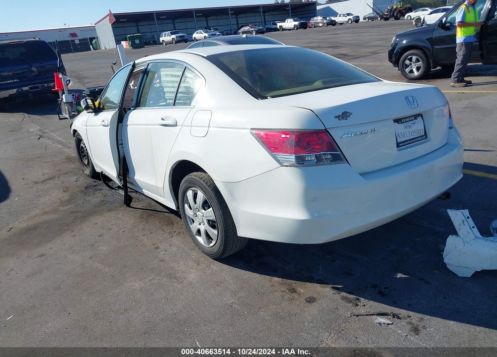 2008 HONDA ACCORD 2.4 LX VIN: JHMCP26338C077931
