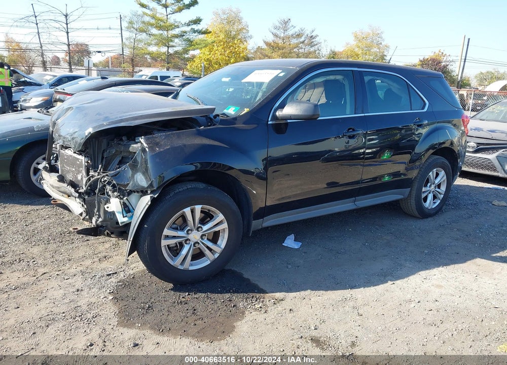 2012 CHEVROLET EQUINOX LS VIN: 2GNALBEK7C6323742