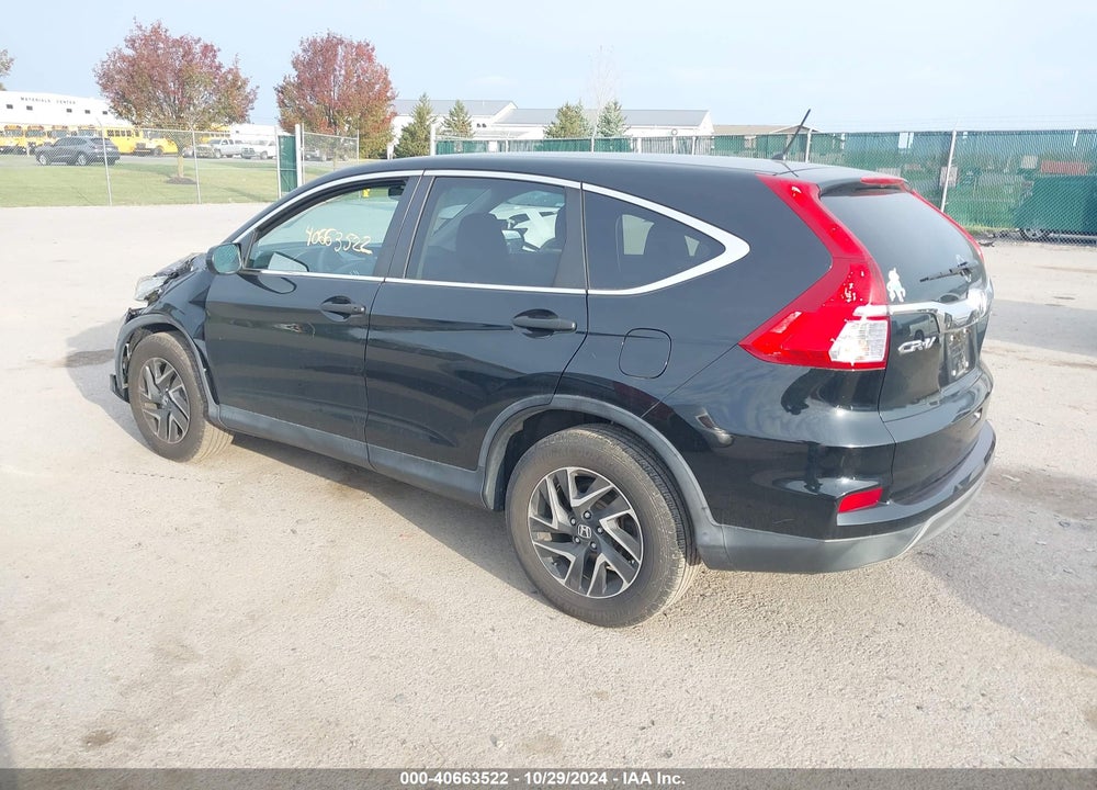 2016 HONDA CR-V SE VIN: 5J6RM4H43GL098583