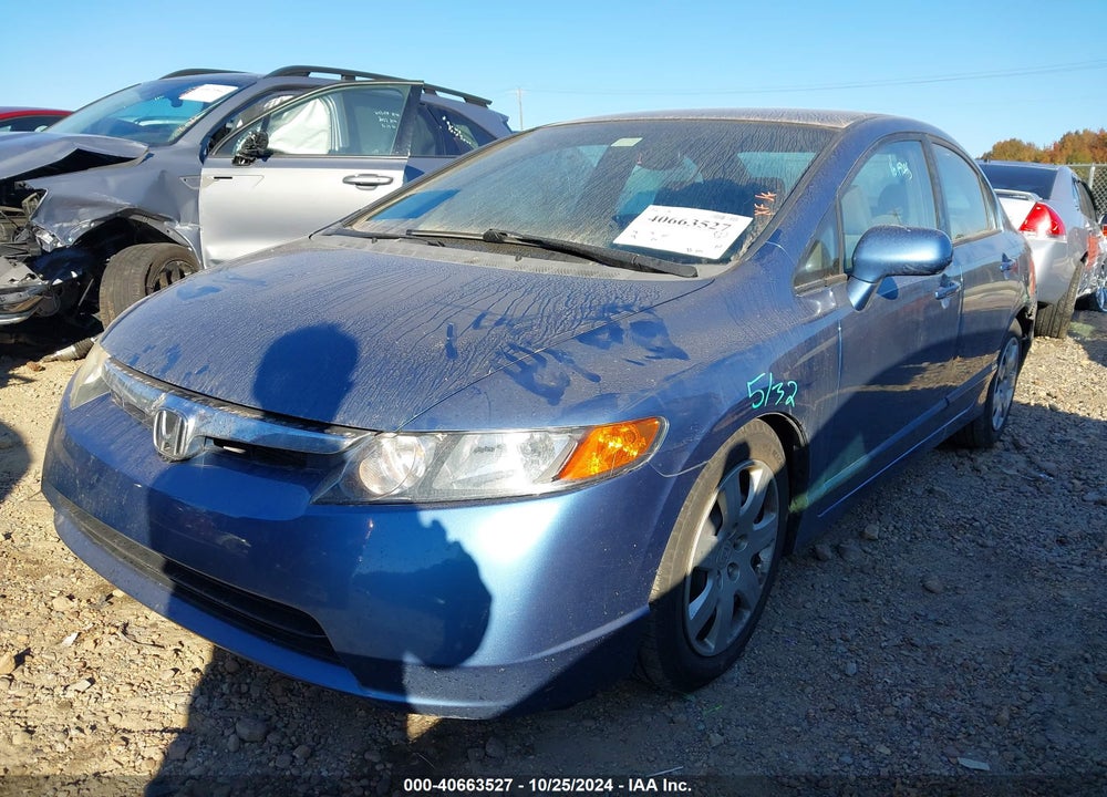 2008 HONDA CIVIC LX VIN: 1HGFA16518L085250