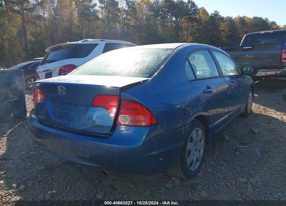 2008 HONDA CIVIC LX VIN: 1HGFA16518L085250