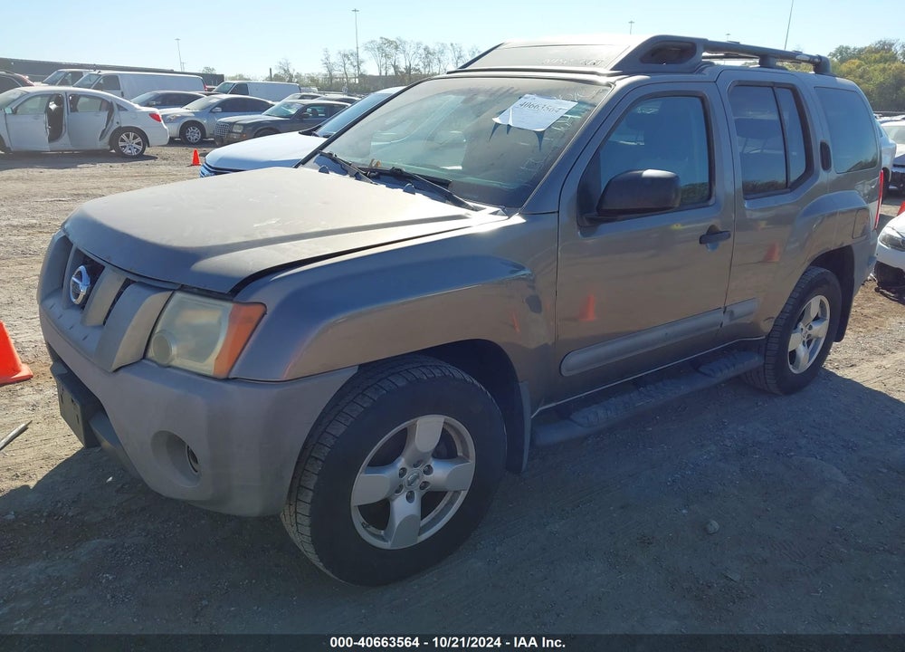 2005 NISSAN XTERRA SE VIN: 5N1AN08W05C614904