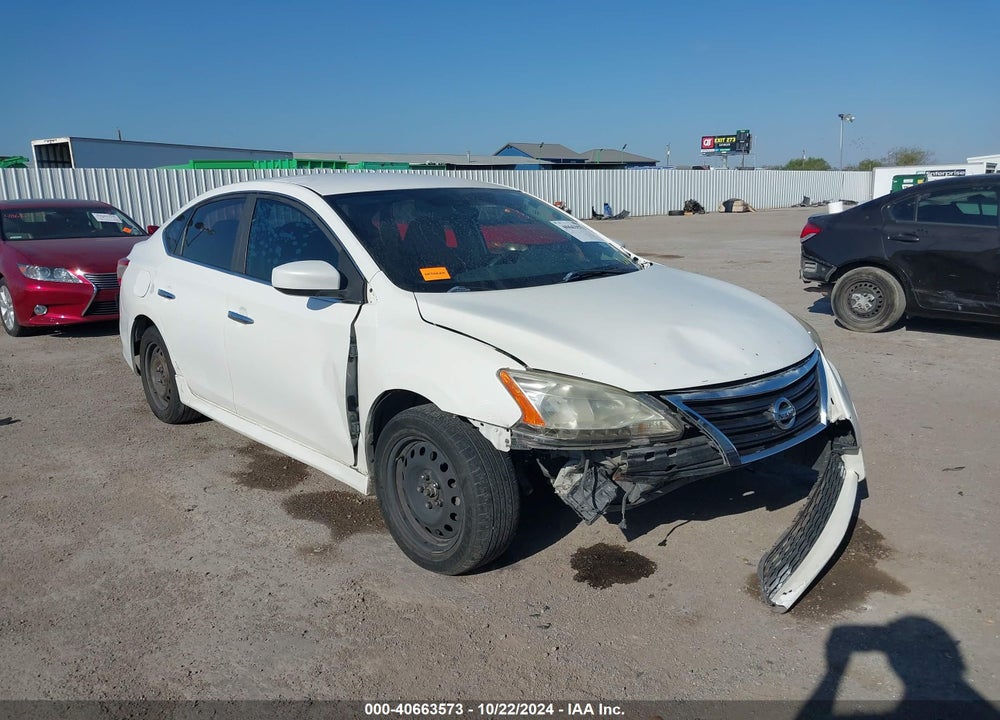 2013 NISSAN SENTRA SR VIN: 3N1AB7AP3DL734307