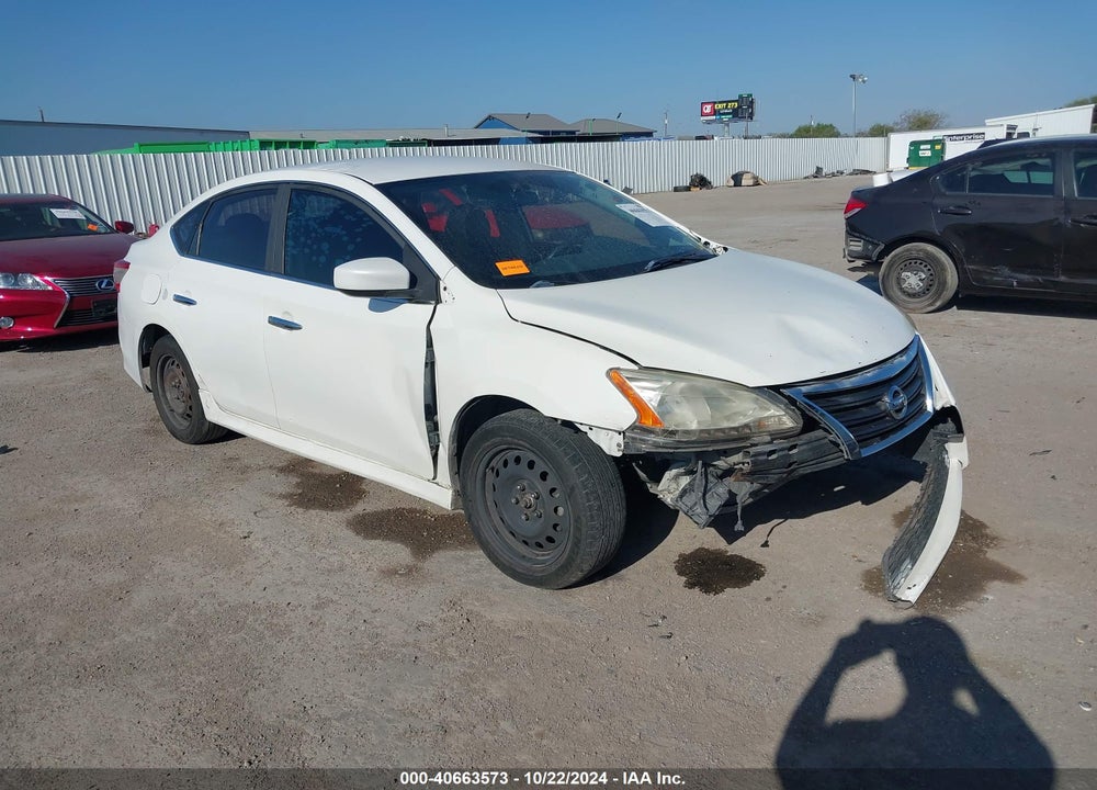 2013 NISSAN SENTRA SR VIN: 3N1AB7AP3DL734307