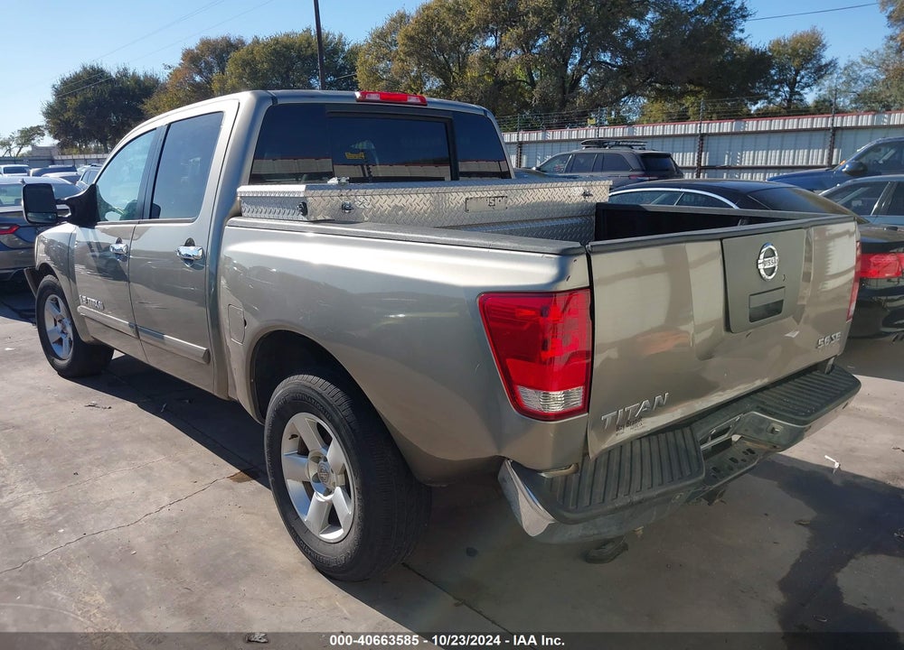 2006 NISSAN TITAN SE VIN: 1N6BA07A56N561968