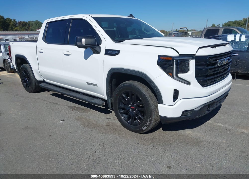2022 GMC SIERRA 1500 4WD SHORT BOX ELEVATION WITH 3SB VIN: 3GTUUCED6NG637867