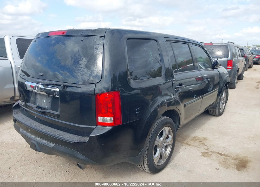 2013 HONDA PILOT EX-L VIN: 5FNYF3H65DB032073