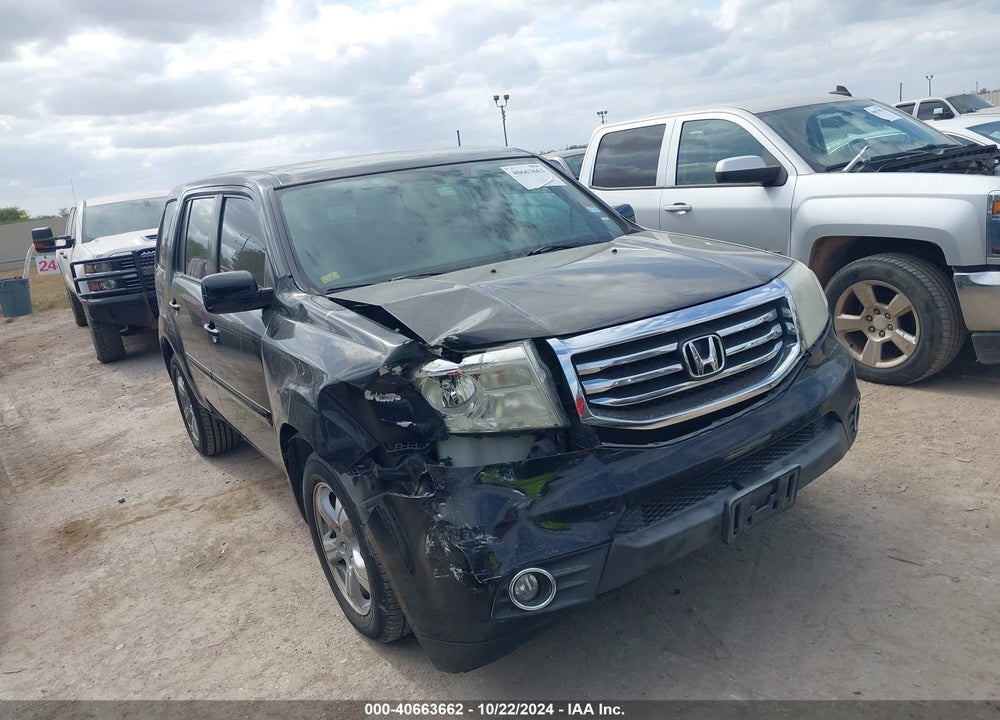 2013 HONDA PILOT EX-L VIN: 5FNYF3H65DB032073