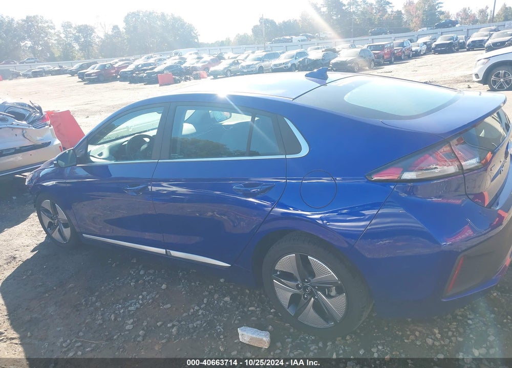 2022 HYUNDAI IONIQ HYBRID SEL VIN: KMHC85LC3NU270649