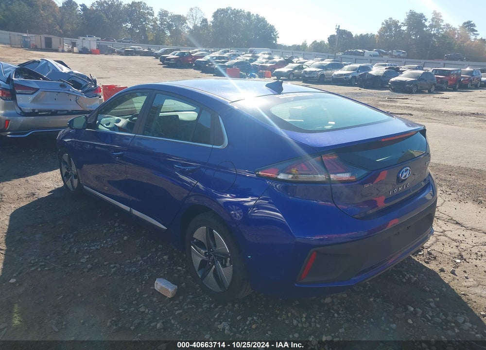 2022 HYUNDAI IONIQ HYBRID SEL VIN: KMHC85LC3NU270649